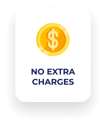 No extra charges